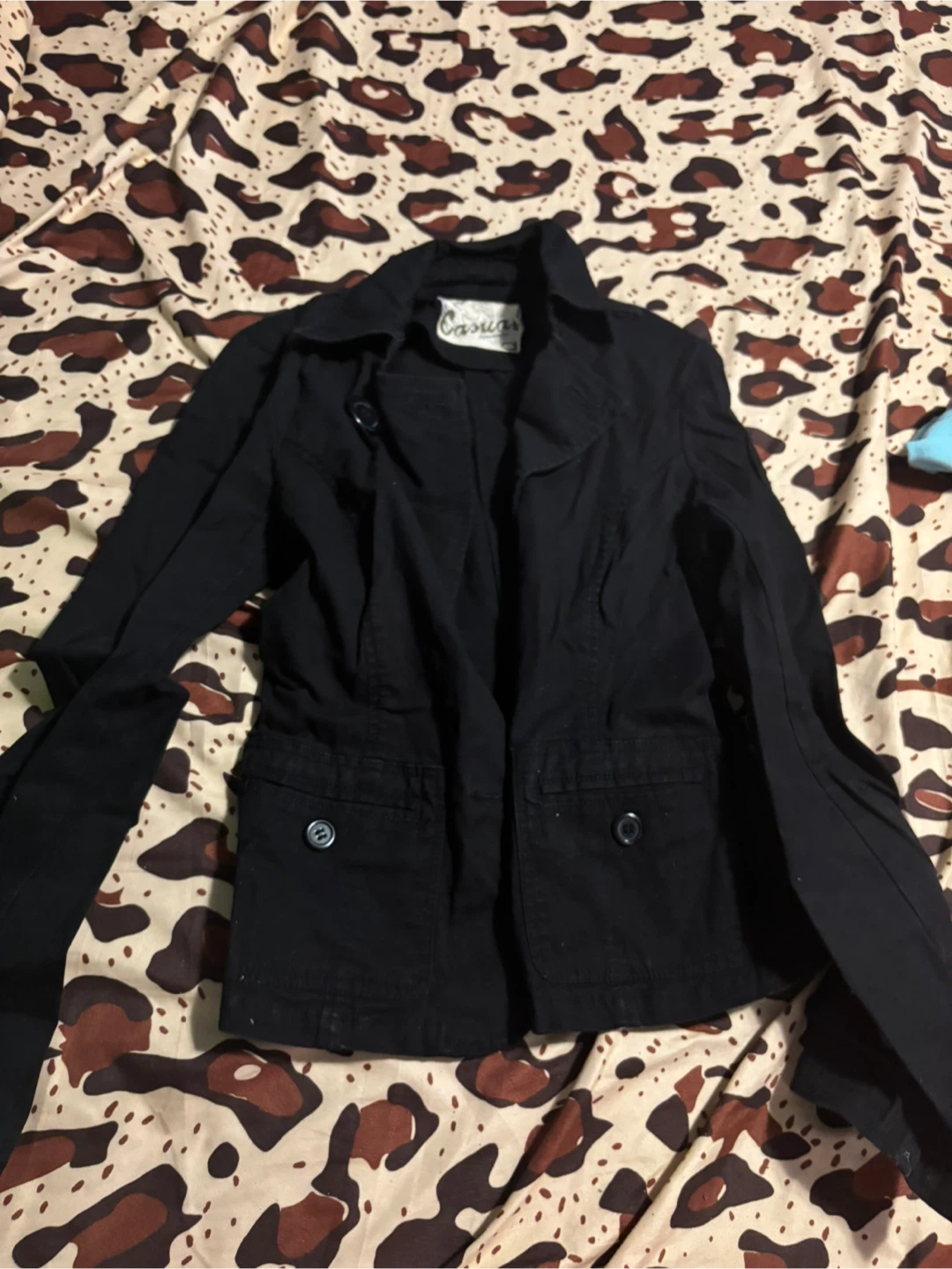 Casual black jacket