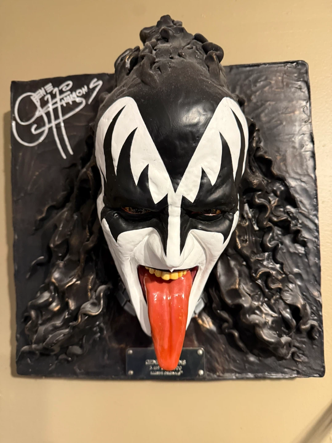 Kiss Gene Simmons "The Demon" Wall Mount Replica