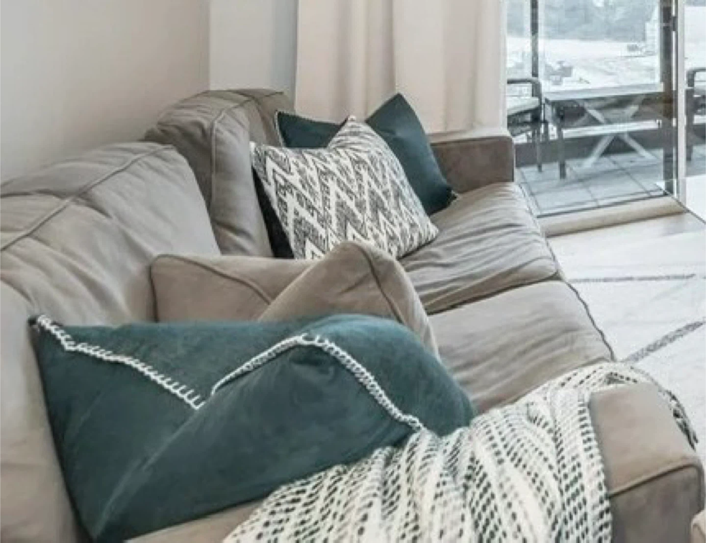 Grey Sofa  and chair