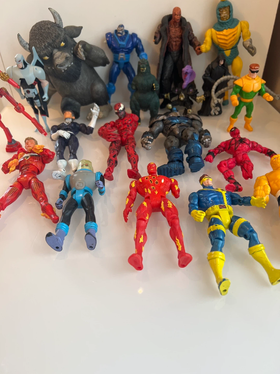 Broken or missing parts  Action Figures Lot