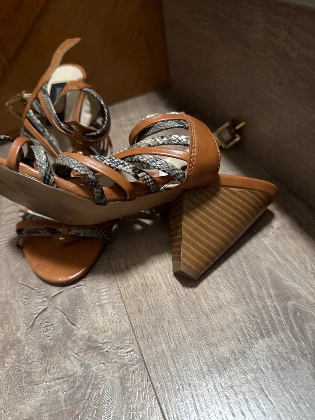 Jeanne Marc Strappy Heeled Sandals - photo 2