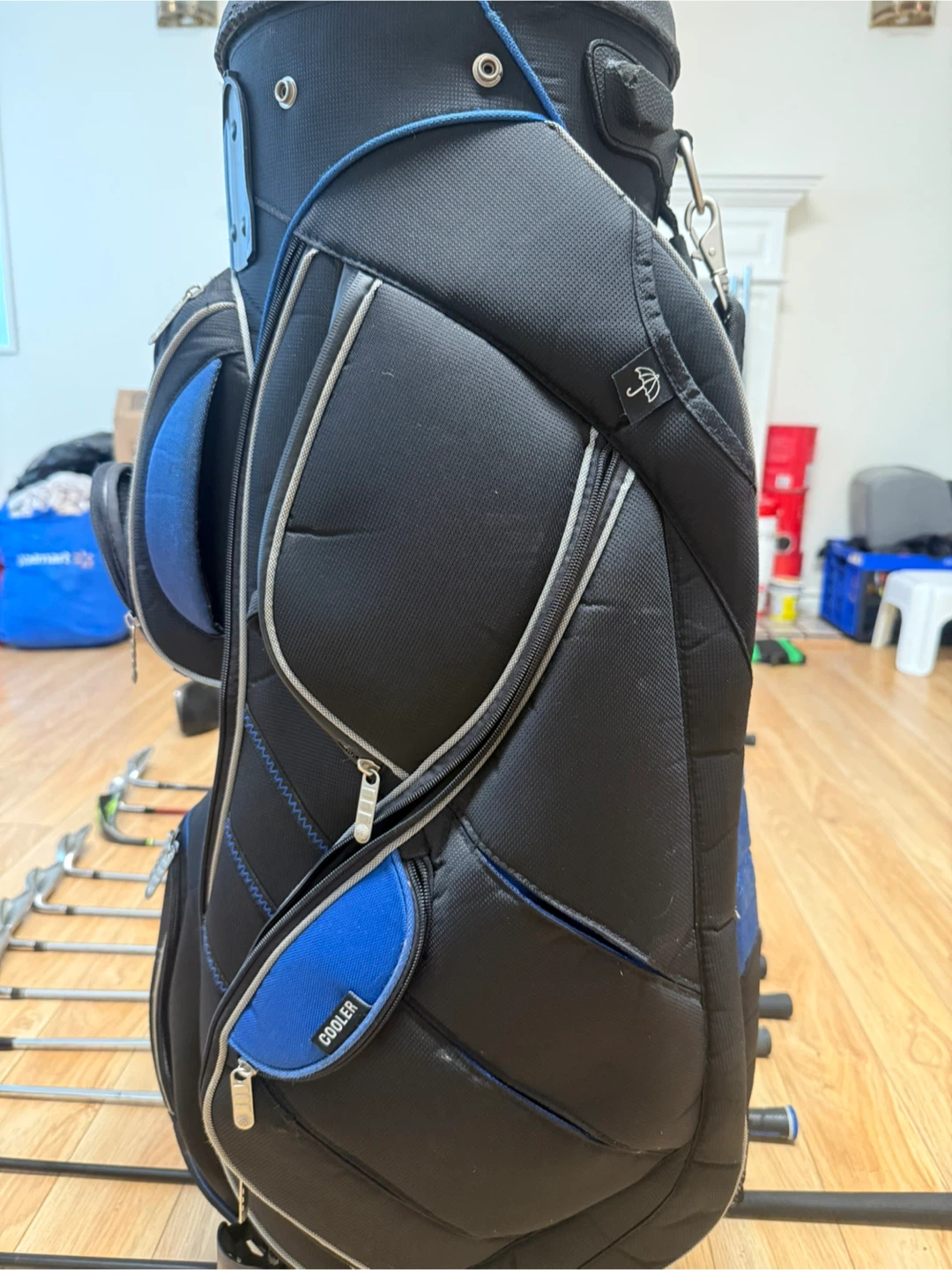 Black and Blue Golf Bag with TaylorMade RBZ Stage 2 Driver Set - photo 3