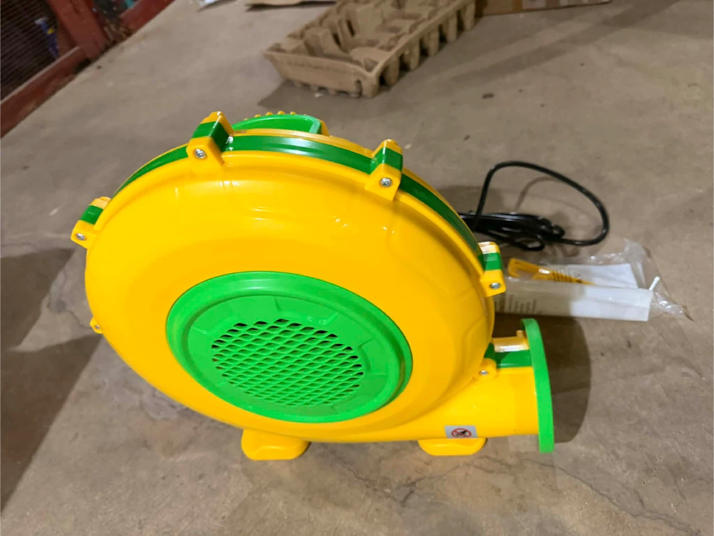 Yellow Air Blower for Inflatables - photo 2