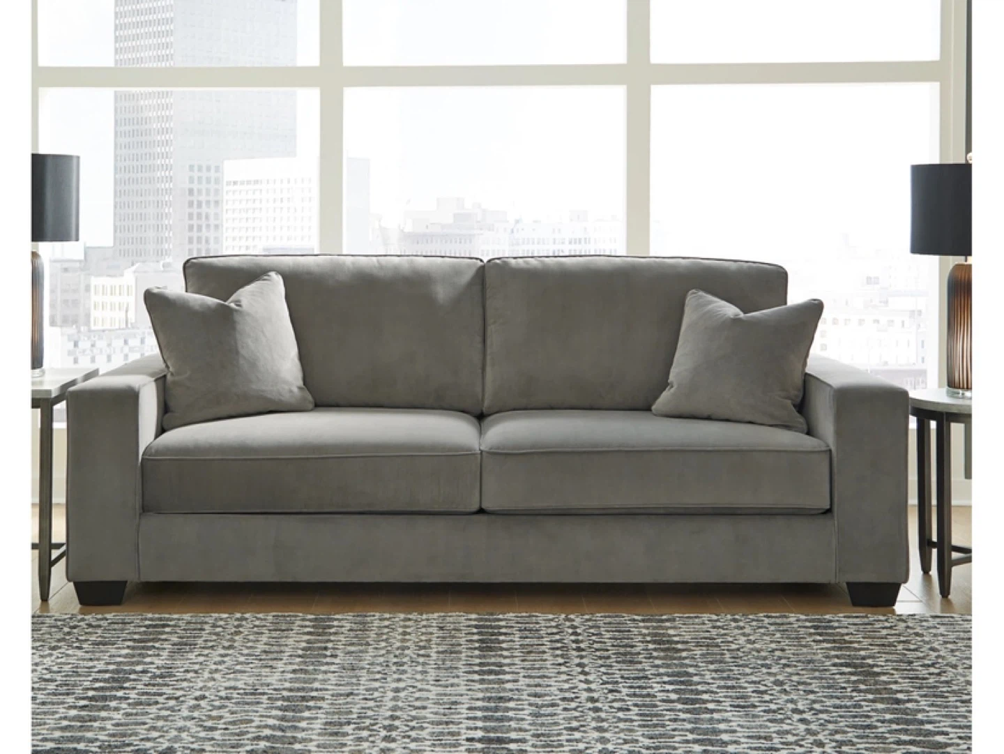 Grey Sofa  and chair - photo 5