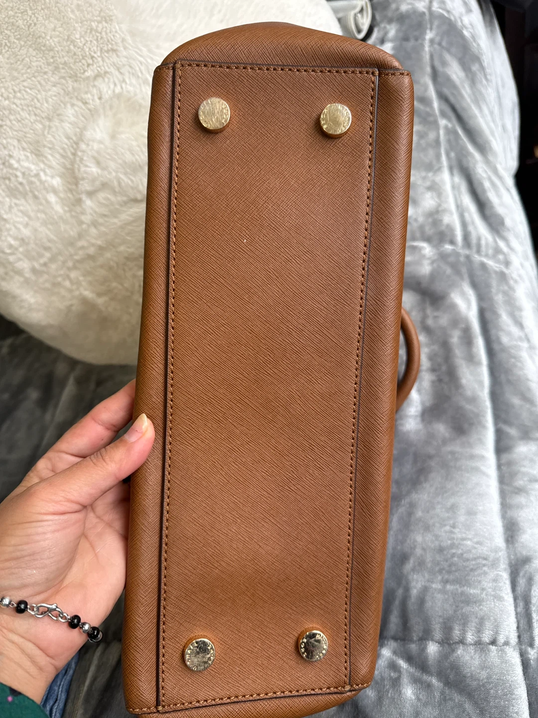Michael Kors Brown Leather Satchel Handbag - photo 4