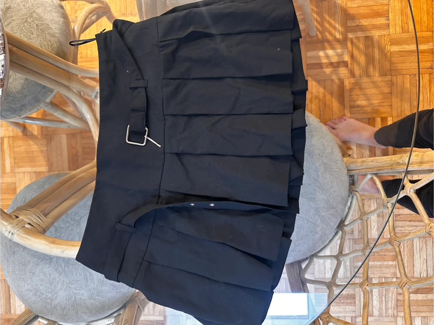 Black Zara skirt