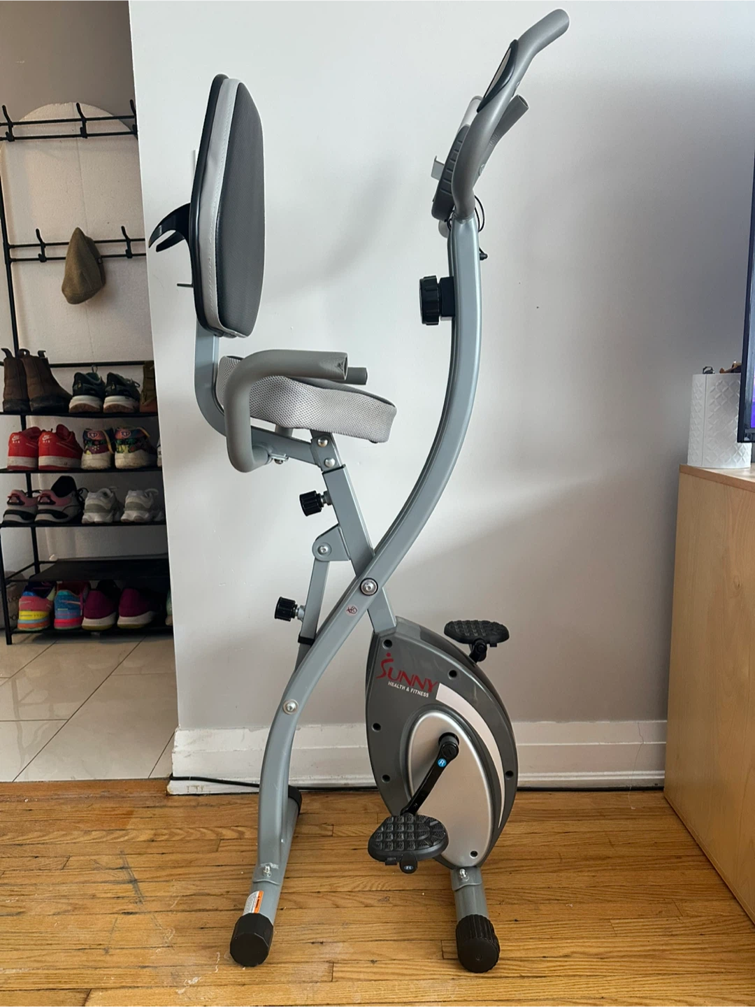Sunny Health & Fitness Folding Exercise Bike
