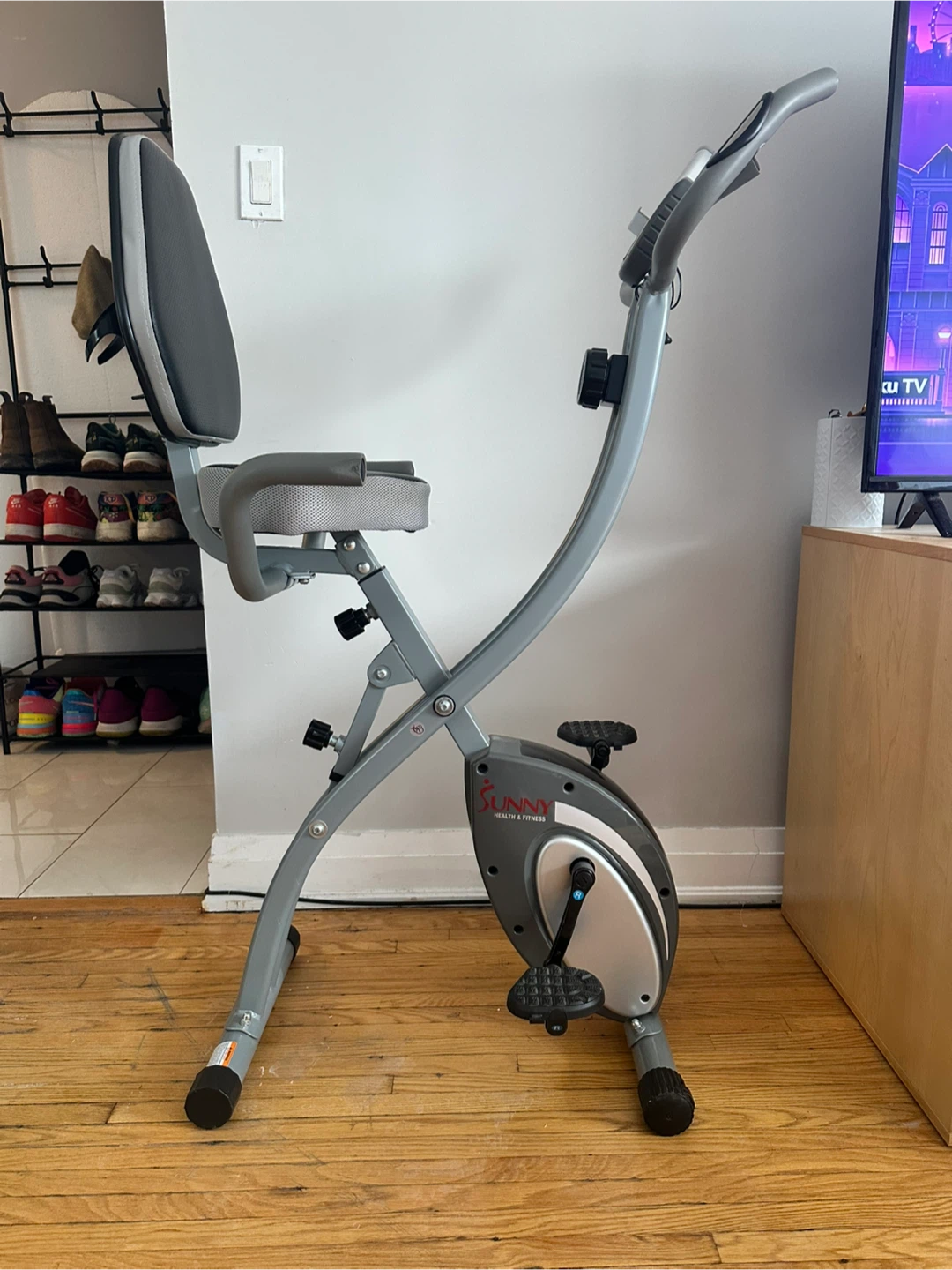 Sunny Health & Fitness Folding Exercise Bike - photo 2