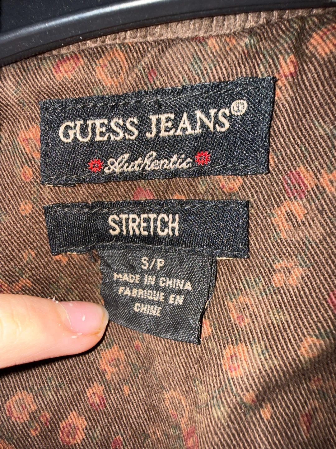 GUESS JEANS Authentic Brown Suede Studded Blazer - Size S/P - photo 2