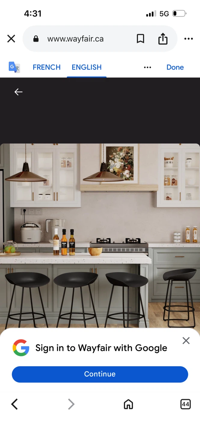 New Set of 4 Black Swivel Bar Stools - photo 2