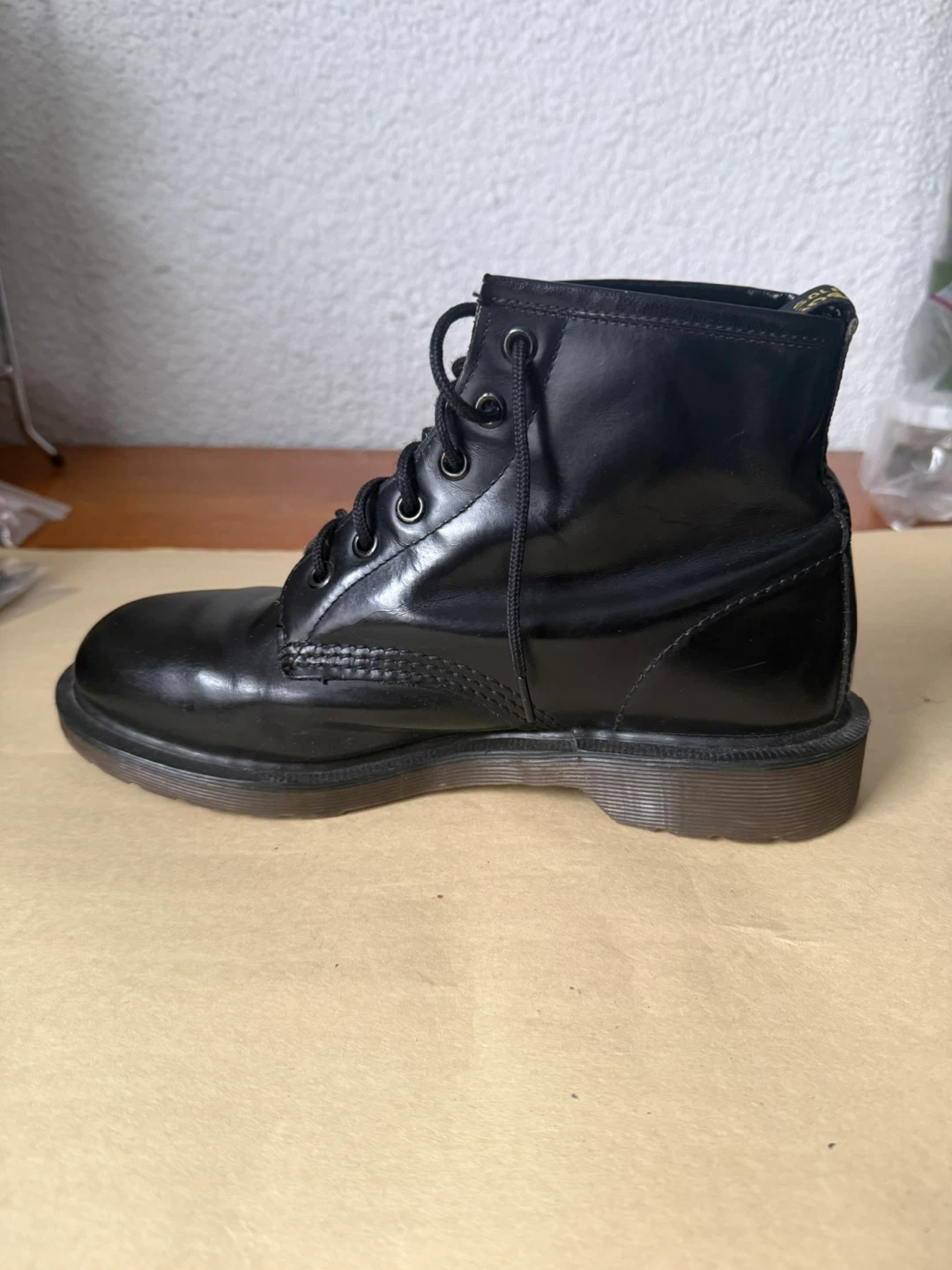 Vintage Dr. Martens Black Leather Boots - photo 3