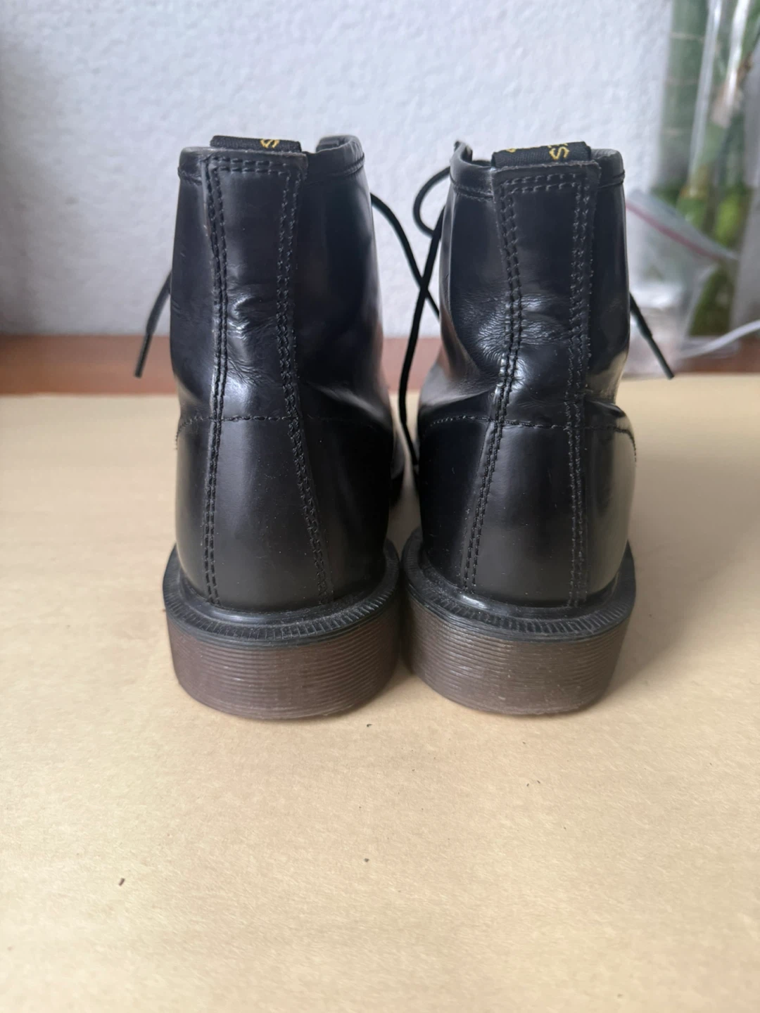 Vintage Dr. Martens Black Leather Boots - photo 4