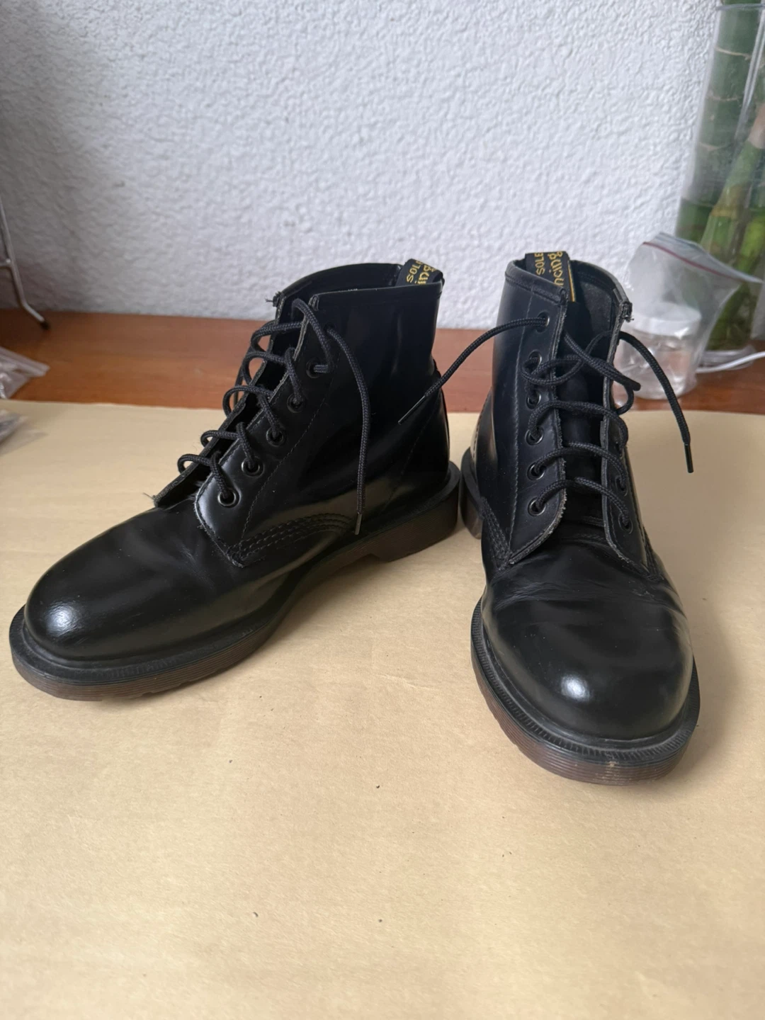 Vintage Dr. Martens Black Leather Boots
