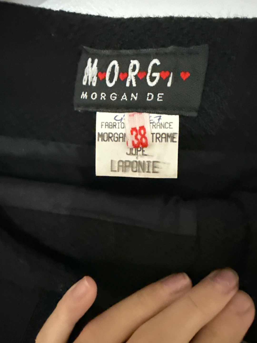 Morgan de Toi Black Button-Up Skirt Size 38 - photo 2
