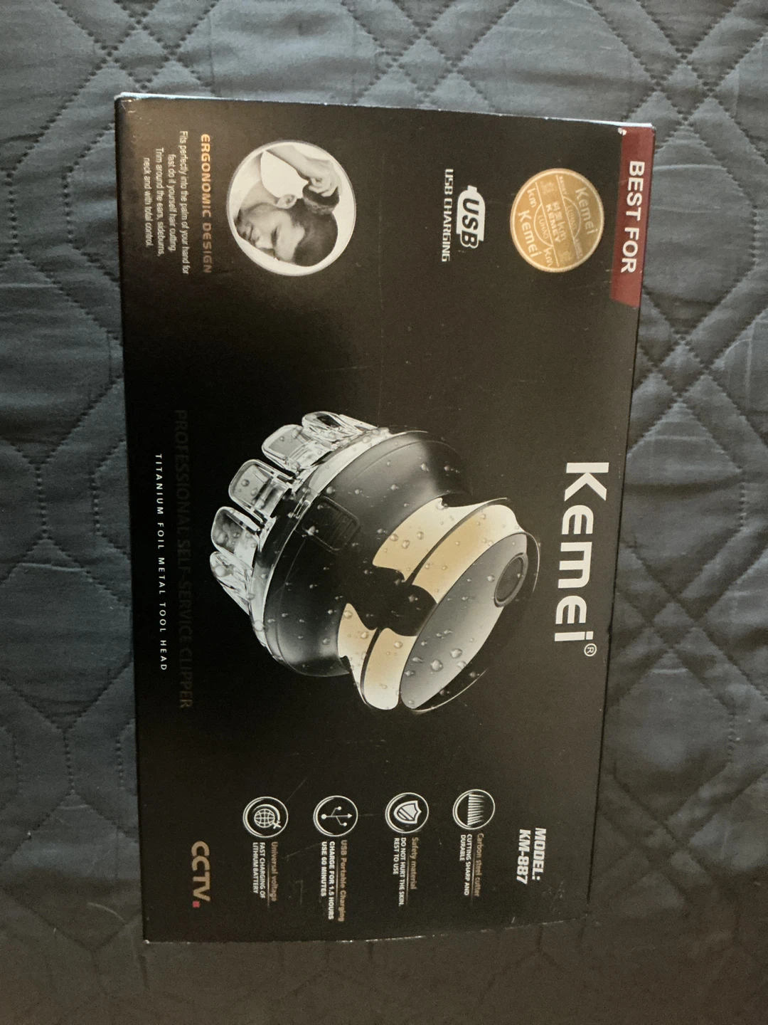 Kemei KM-887 Professional Self-Service Hair Clipper
