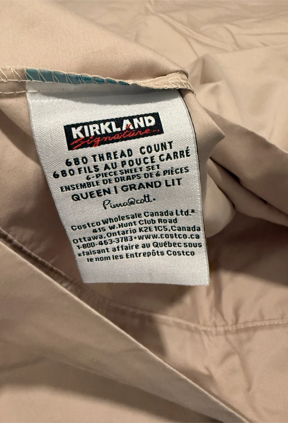 Kirkland Signature Queen Sheet Set & Muji blanket cover - photo 5