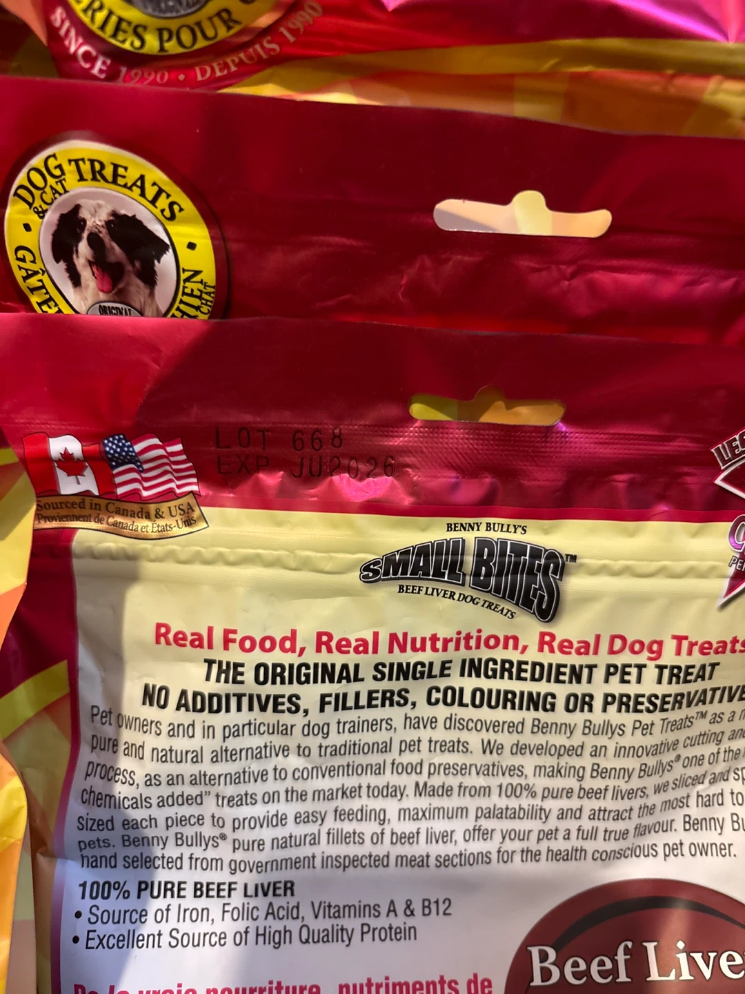 Benny Bully's Small Bites Beef Liver Dog Treats - photo 3