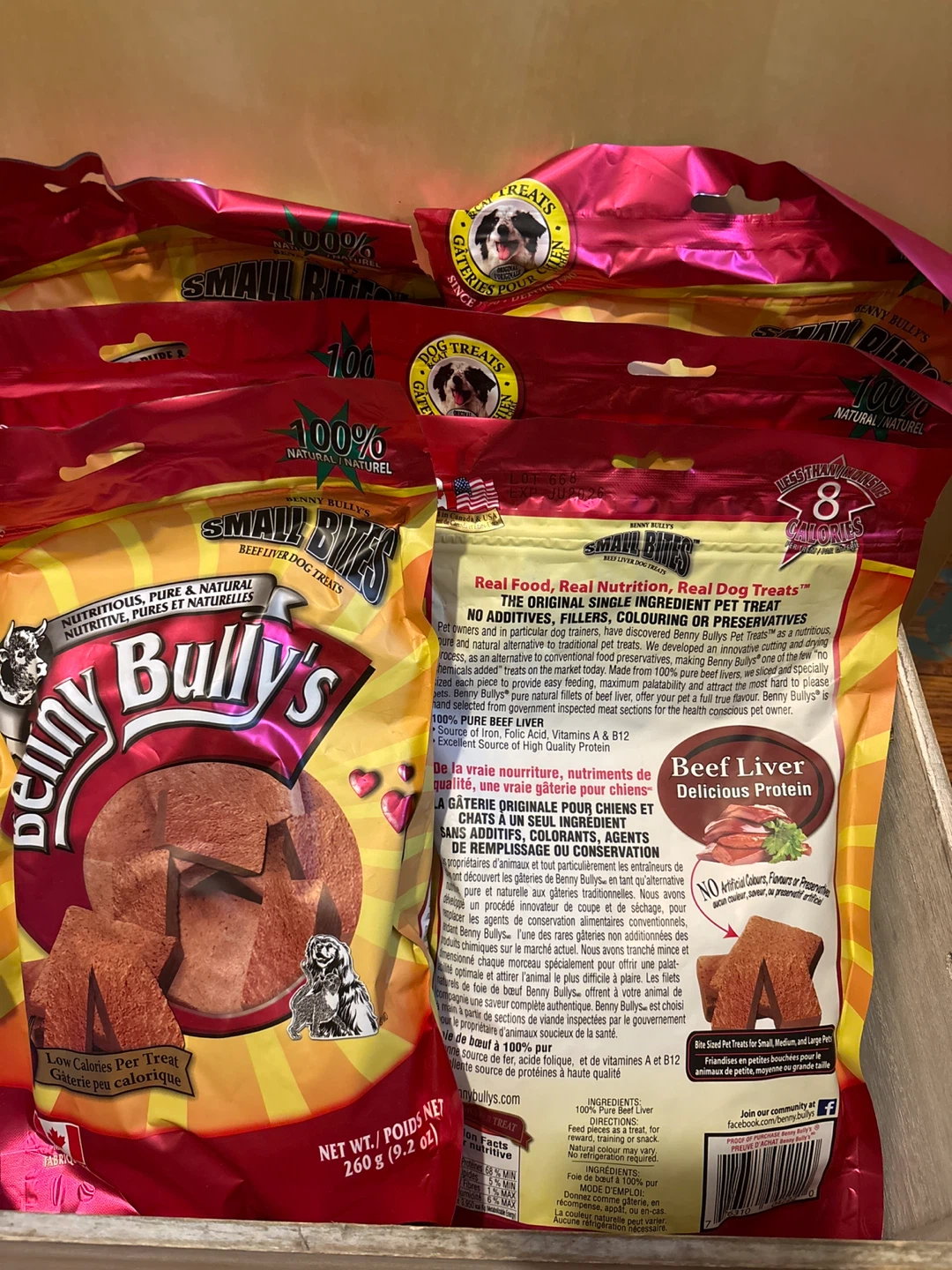 Benny Bully's Small Bites Beef Liver Dog Treats - photo 2
