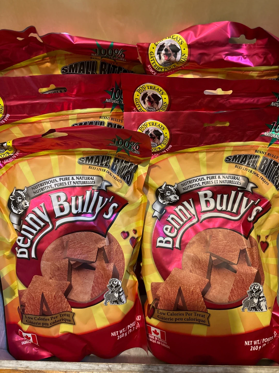 Benny Bully's Small Bites Beef Liver Dog Treats