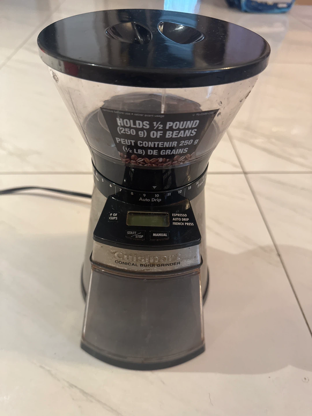 Cuisinart Conical Burr Coffee Grinder
