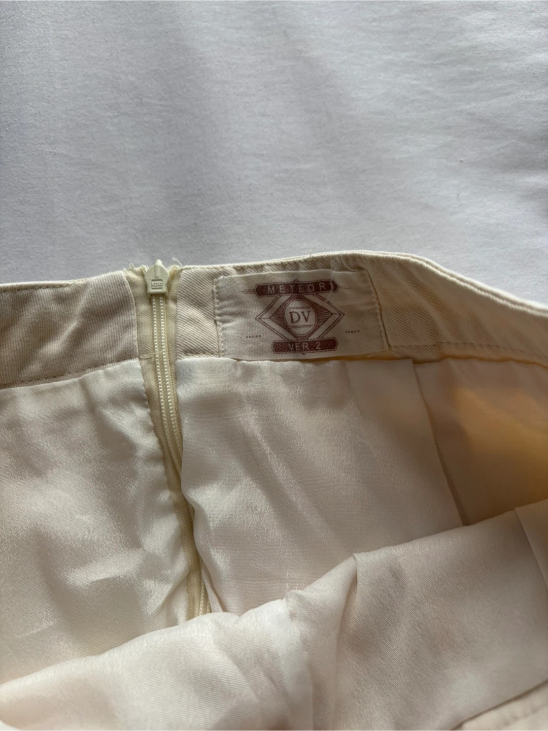 METEORI DV VER.2 Cream A-Line Skirt - photo 2