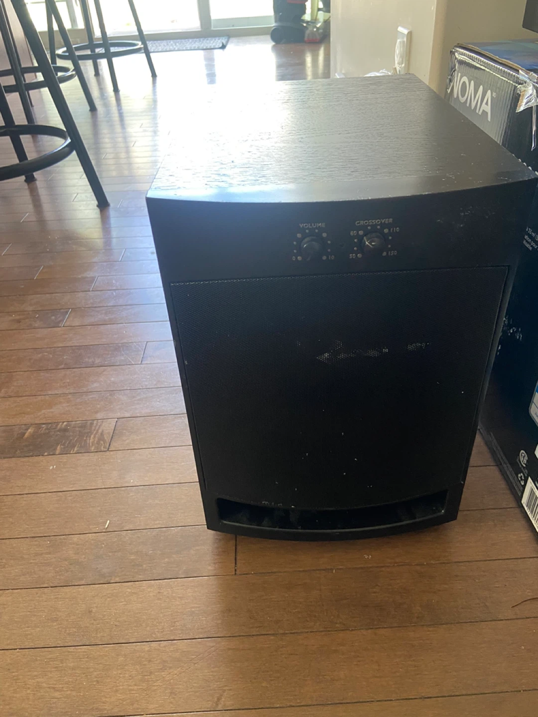 Yamaha RX-777 Stereo Receiver and Subwoofer