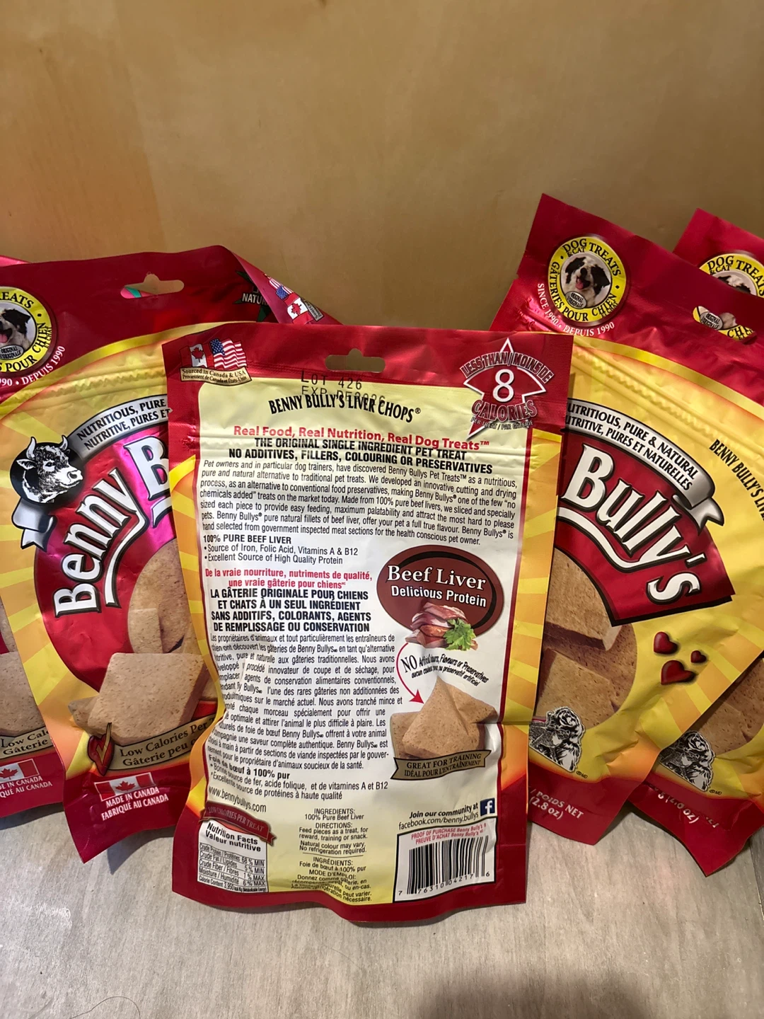 Benny Bully's Liver Chops Dog Treats - photo 2