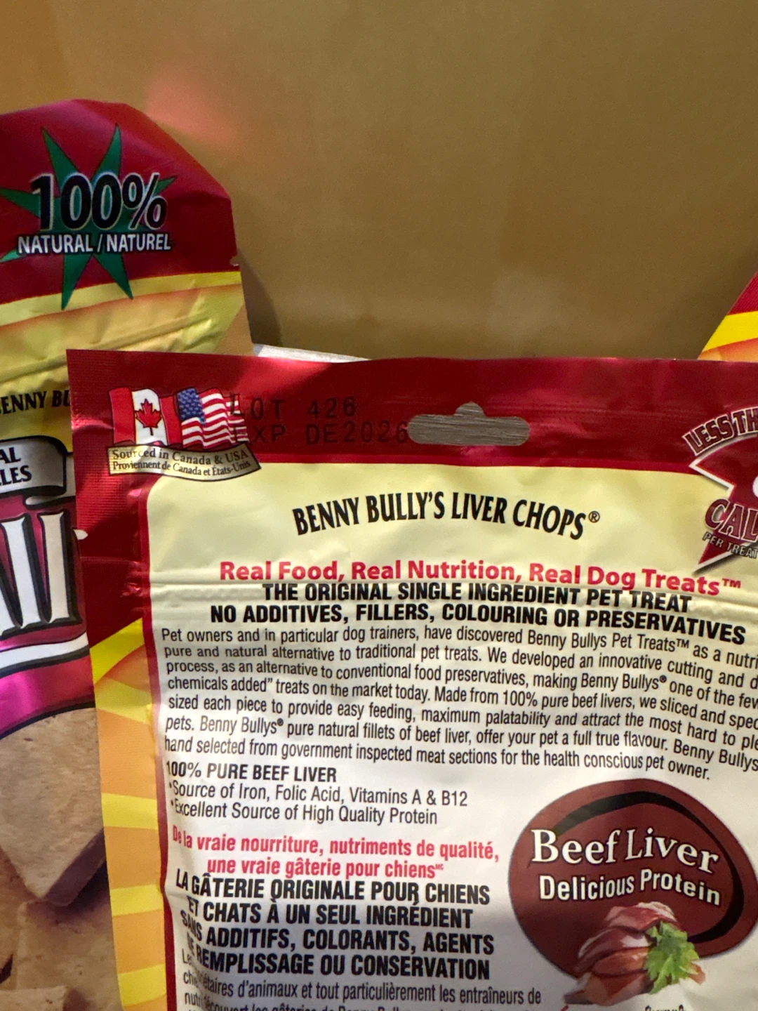 Benny Bully's Liver Chops Dog Treats - photo 3