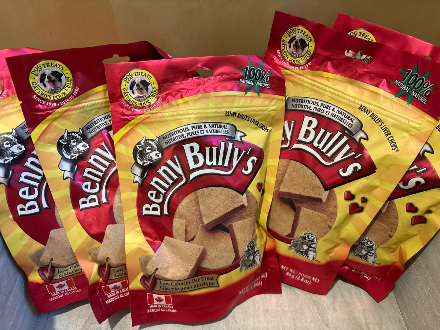 Benny Bully's Liver Chops Dog Treats