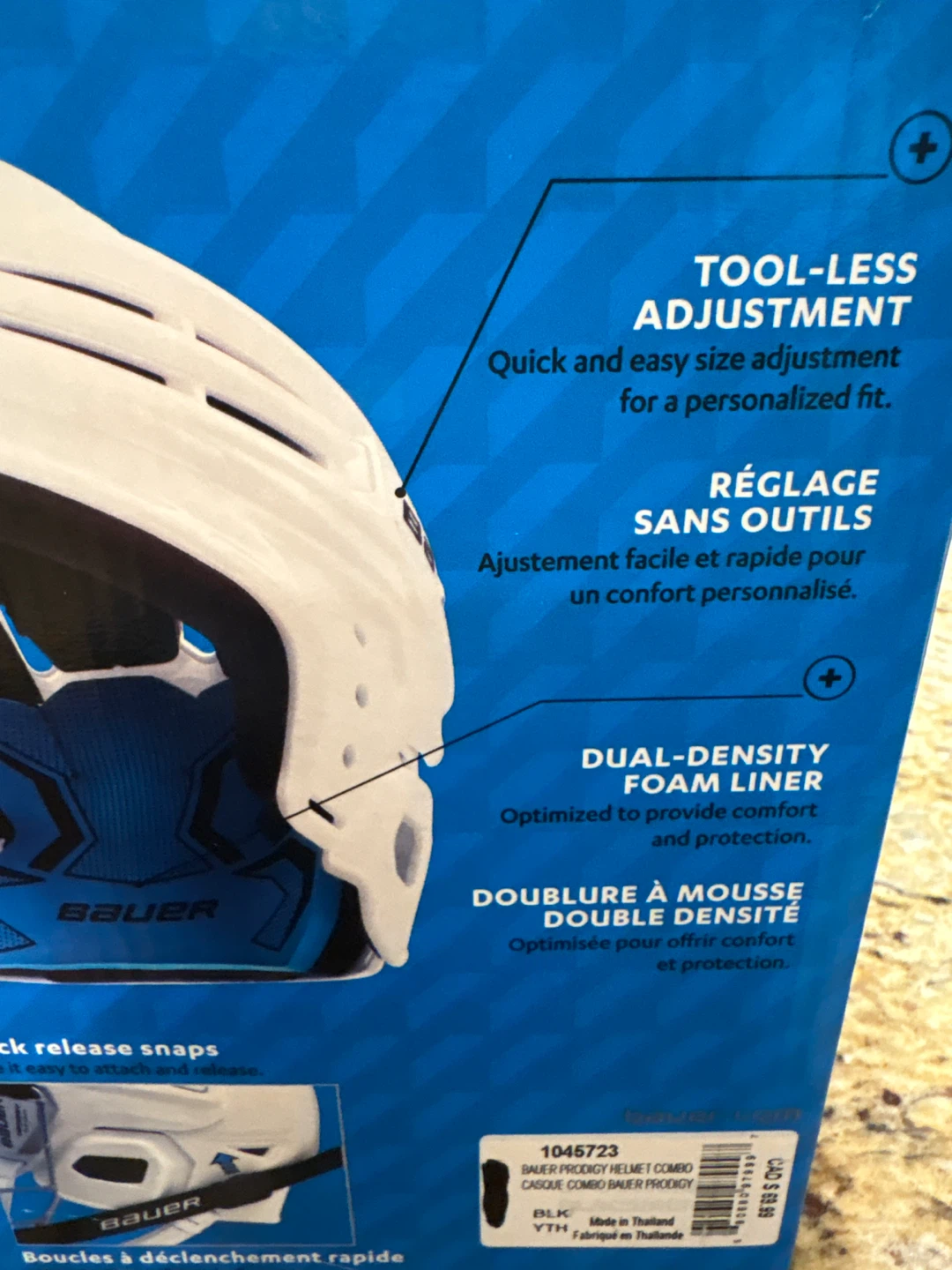 Bauer Prodigy Youth Hockey Helmet - photo 4