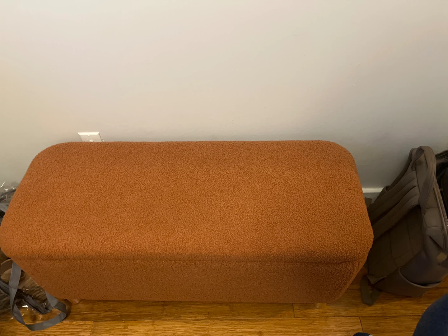 Storage Ottoman Bench - Brown Sherpa