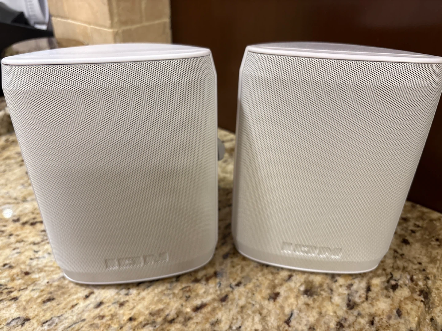 ION Portable Bluetooth Speakers (2) White