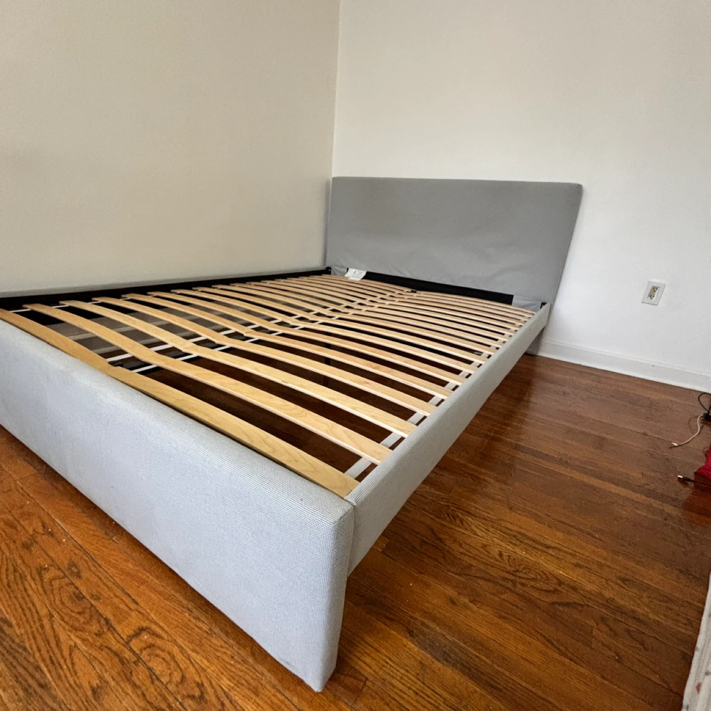 Grey Bed Frame Queen Size - photo 3