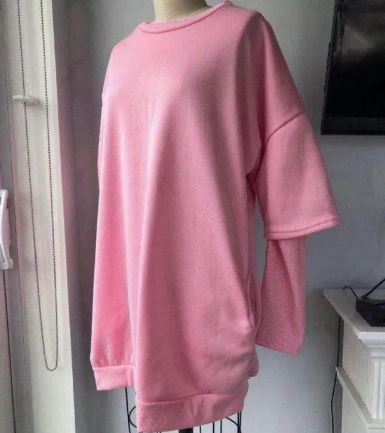 Pink Layered Sweater size medium