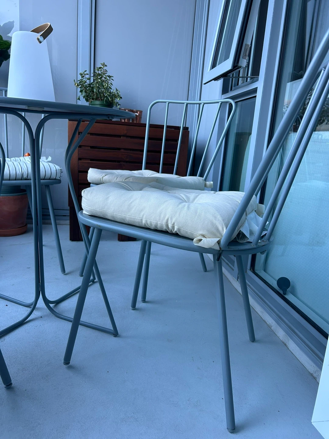 🧡 MUST GO! Balcony Bistro Set - Table and 4 Chairs - photo 2