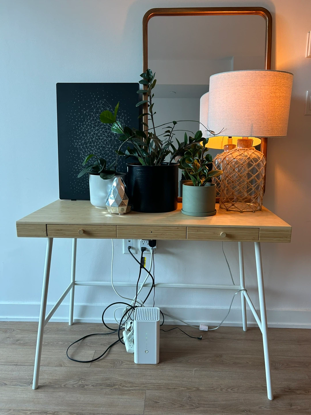 🧡 MUST GO! Bamboo Desk with Drawers - photo 3