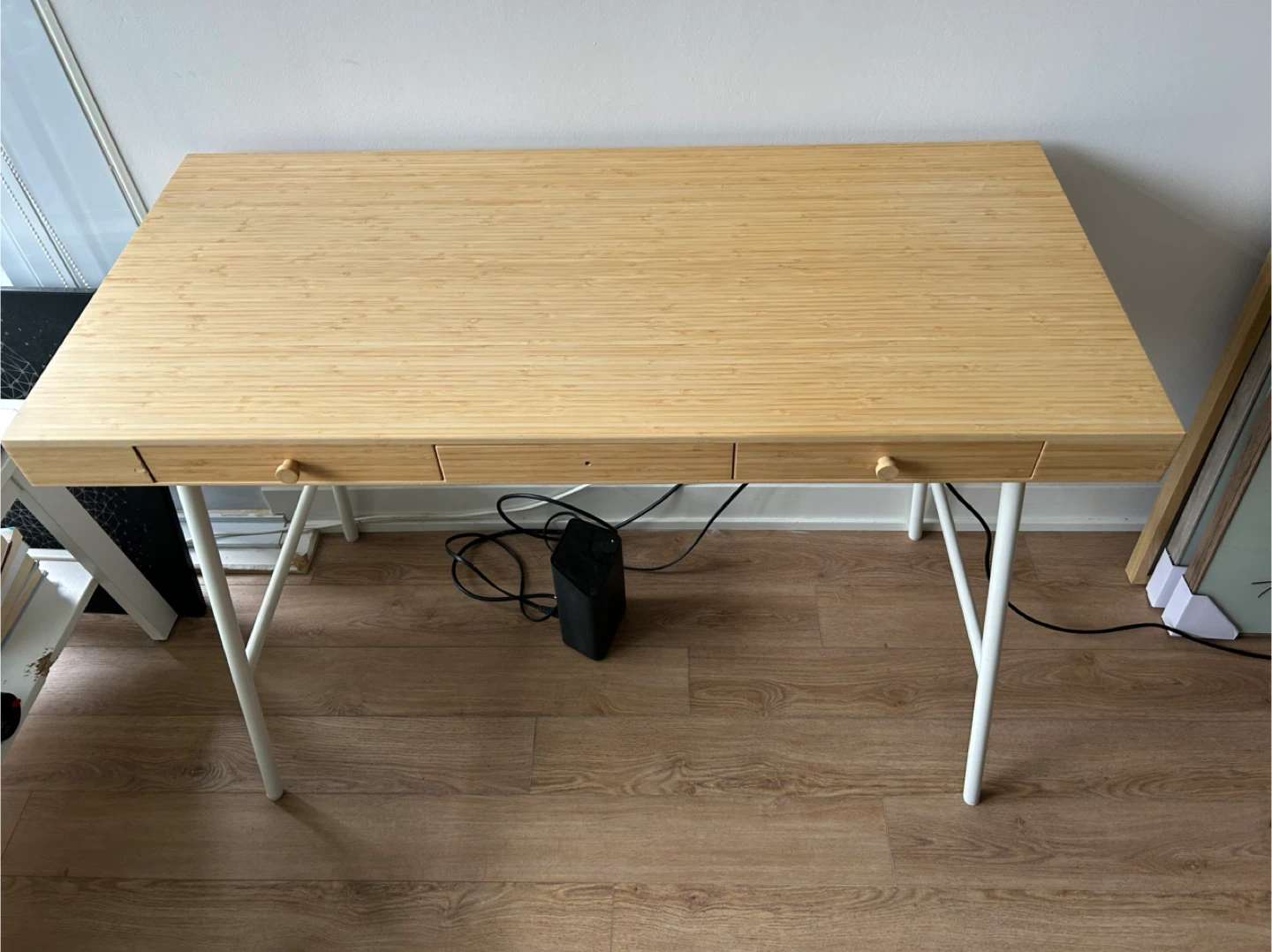 🧡 MUST GO! Bamboo Desk with Drawers - photo 5