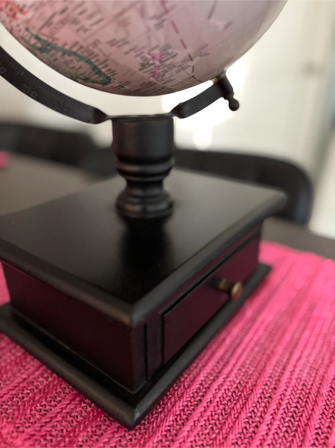 Decorative Globe with Storage Drawer - photo 4