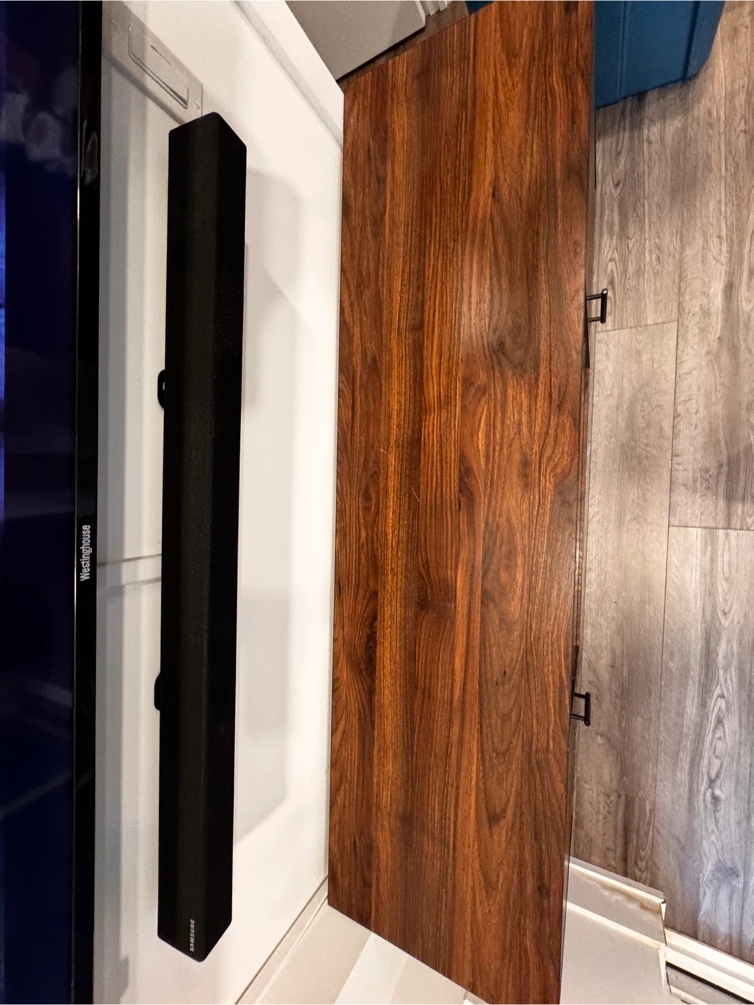Modern Walnut TV Stand - 60" Wide - photo 3