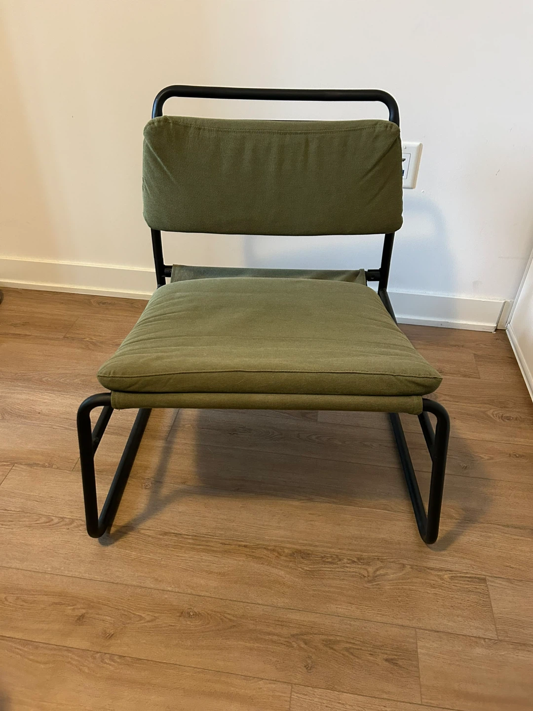 🧡 MUST GO! IKEA LINNEBÄCK Chair - Olive Green - photo 2