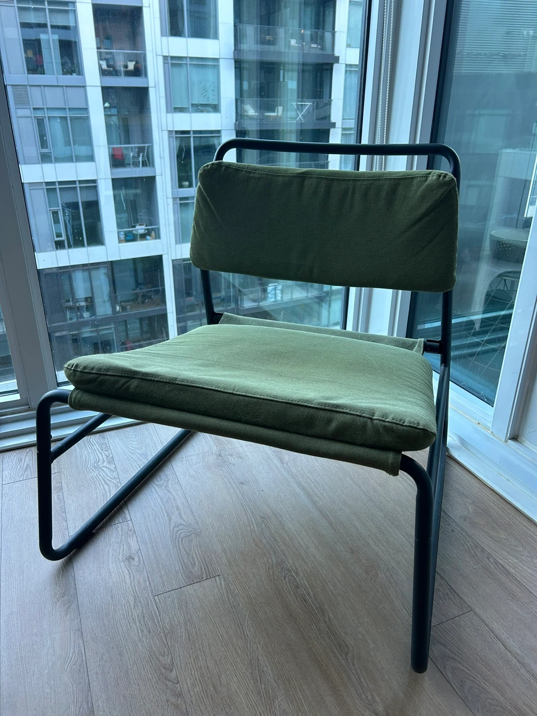 🧡 MUST GO! IKEA LINNEBÄCK Chair - Olive Green - photo 3