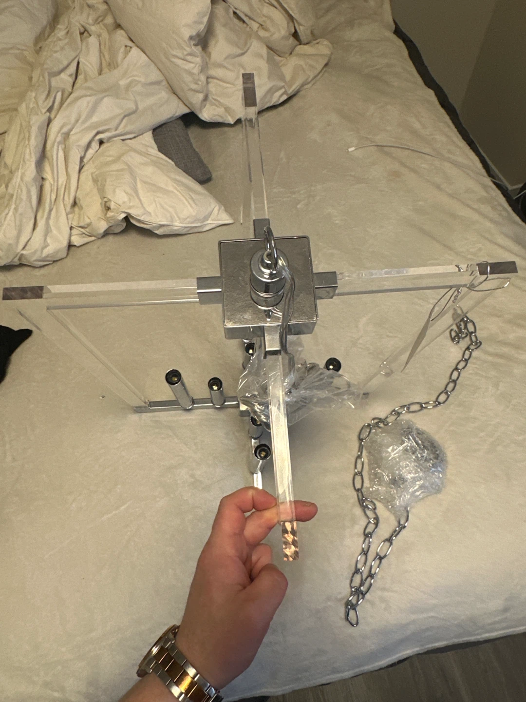 Bethel International Chrome Chandelier - photo 3