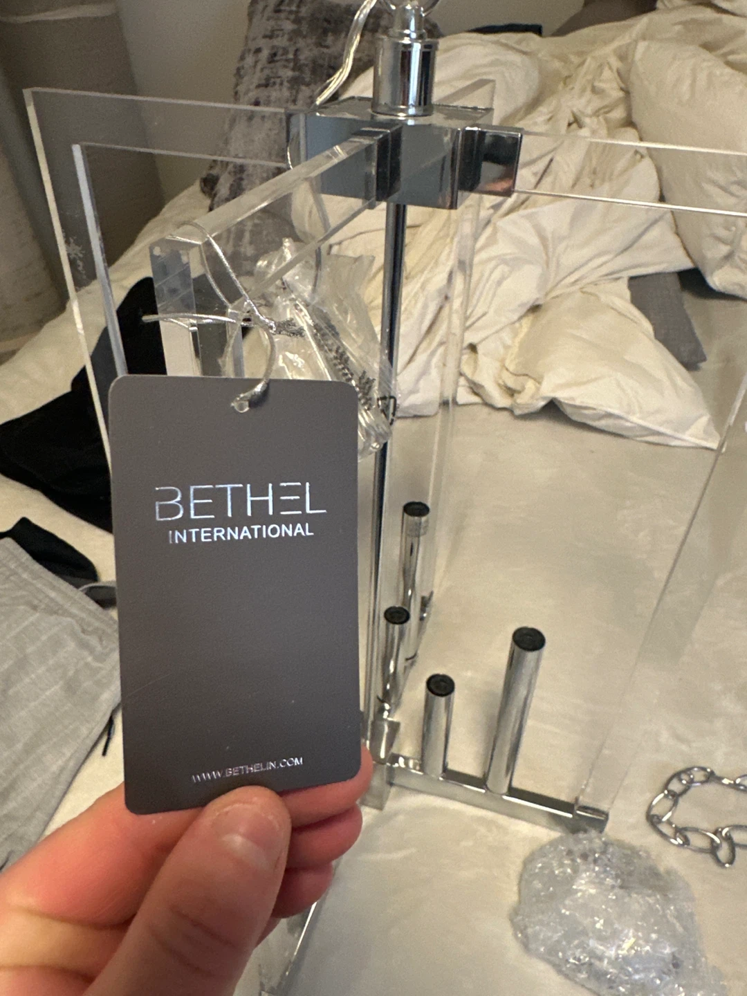Bethel International Chrome Chandelier