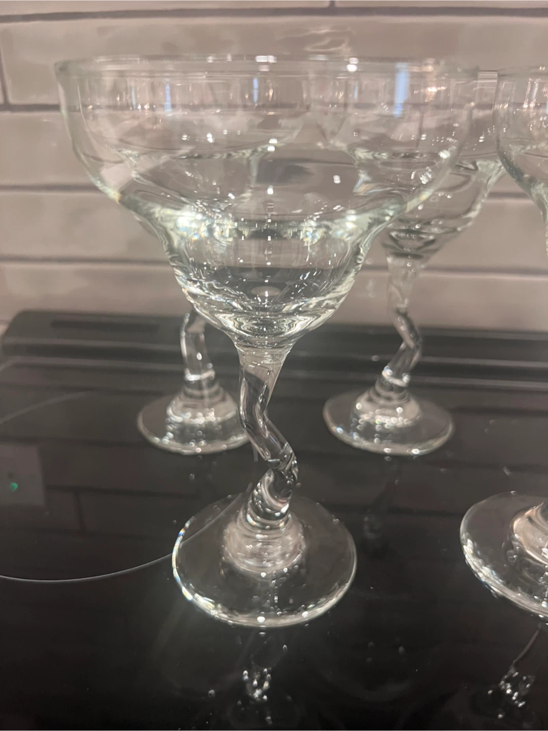 Z stem Margarita glasses