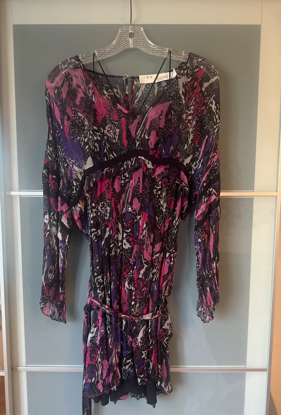 IRO Women's Printed Long Sleeve Dress