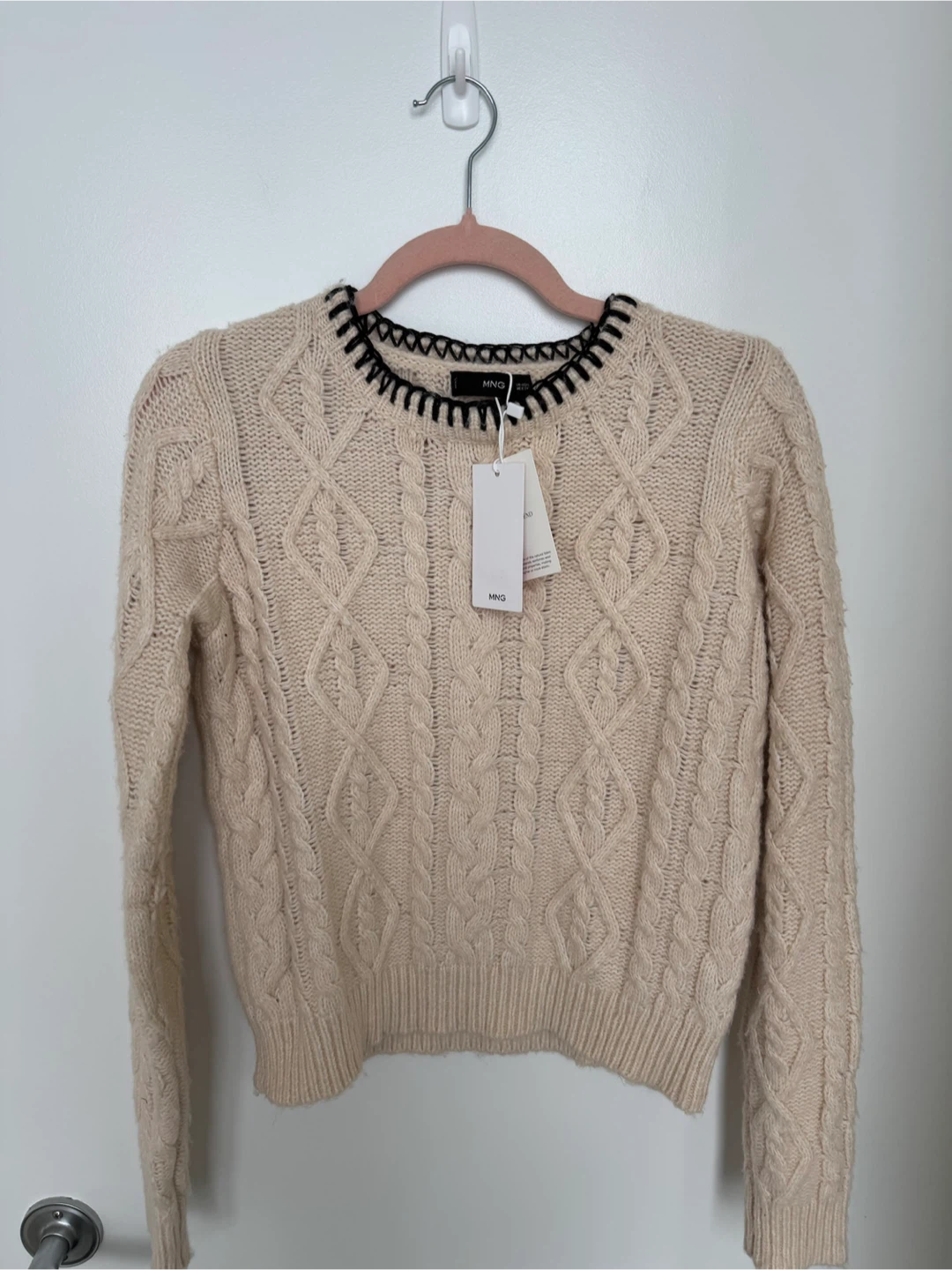 Mango Cable Knit Sweater - Size S