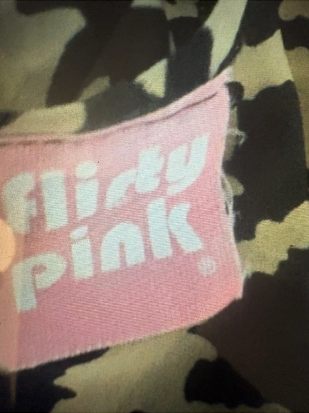 Blouse motif pied-de-poule Flirty Pink - photo 4