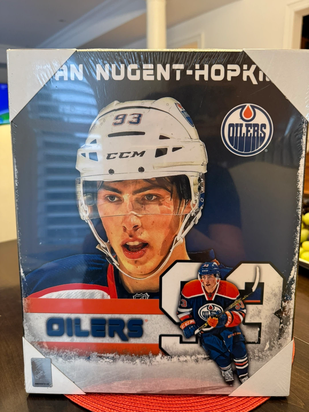 Ryan Nugent-Hopkins Edmonton Oilers Canvas Wall Art