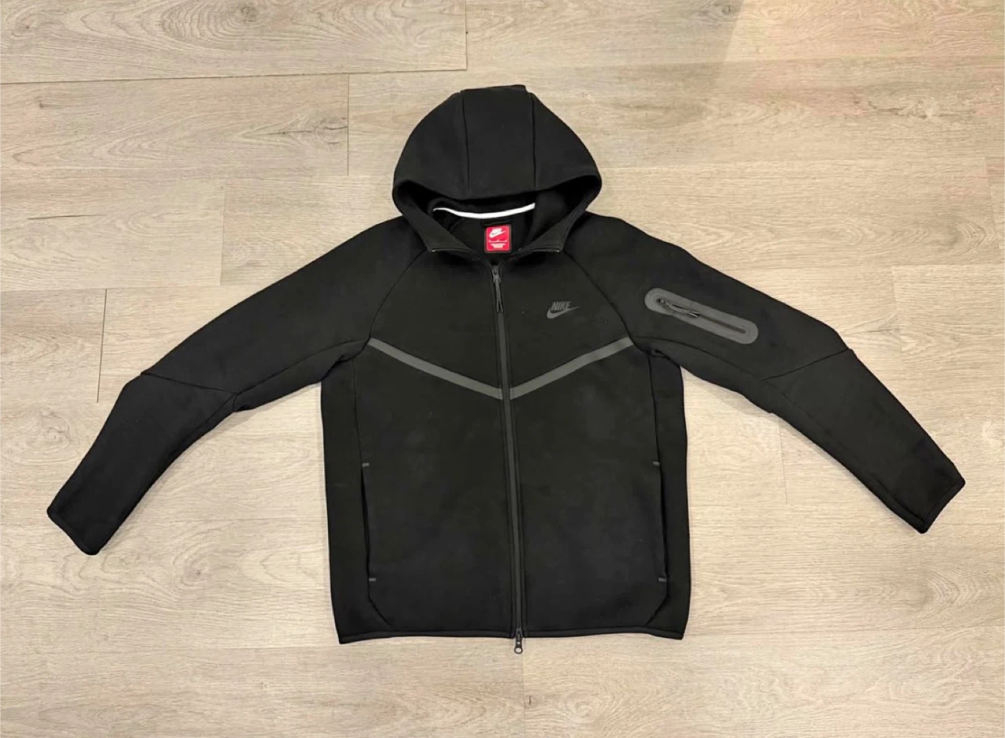 Nike Tech Fleece Full Zip Hoodie Black