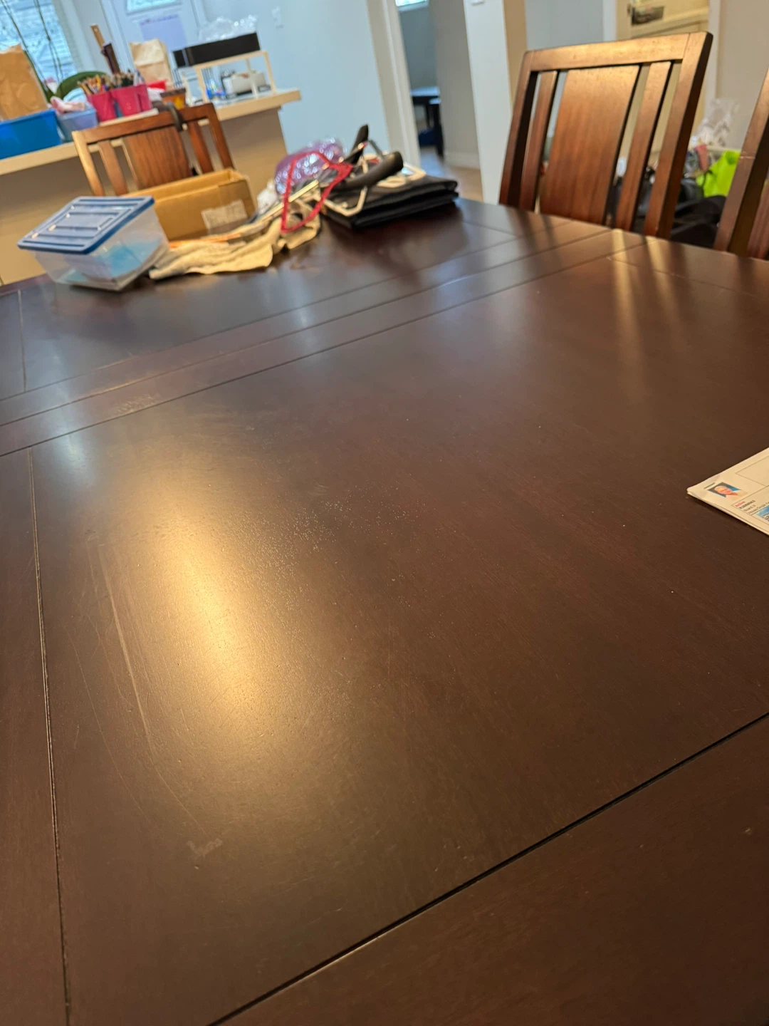 Dark Brown Dining Table